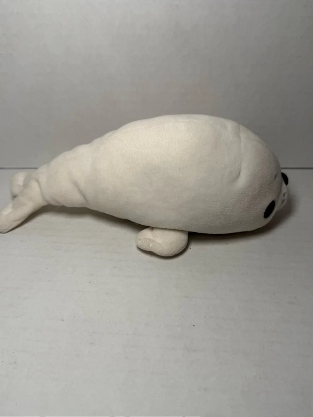 White Baby Seal Plush Stuffed Animal Toy